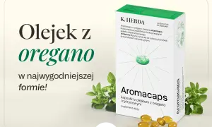 Olej z oregano w kapsułkach Aromacaps – jak stosować? Suplement diety z olejkiem z oregano i witaminami dla odporności.