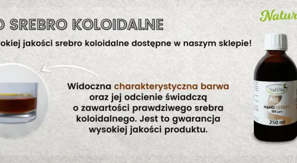 Czy srebro koloidalne można pić? Tak, jeśli jest to wysokiej jakości produkt, jak ten z Natur Sklep. Jego barwa świadczy o zawartości prawdziwego srebra.