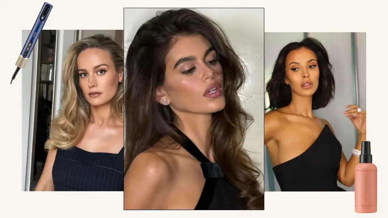 Domowe sposoby na uniesienie włos&oacute;w u nasady: Brie Larson, Kaia Gerber i Maya Jama prezentują fryzury z objętością.