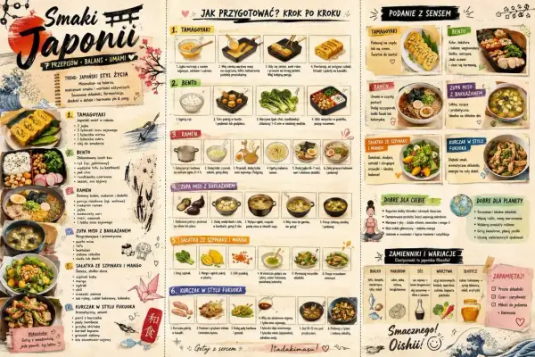 Japońska dieta na 14 dni: przepisy na tamagoyaki, bento, ramen, zupę miso, sałatkę ze szpinaku i mango, kurczaka w stylu Fukuoka. Smacznego!